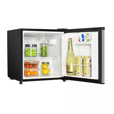 1.7 Cu. Ft. Mini Fridge in Stainless Steel Freezerless | Fridge.com