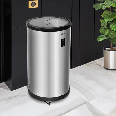 1.8 Cu.Ft Beverage Refrigerator & Cooler with 4 Universal Wheels | Fridge.com