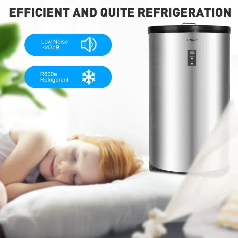 1.8 Cu.Ft Beverage Refrigerator & Cooler with 4 Universal Wheels | Fridge.com