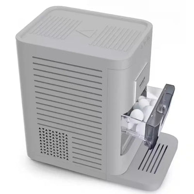 10 Lb. Freestanding Portable round 2 In. Whiskey Ball Shaped Ice Maker in Grey | Fridge.com