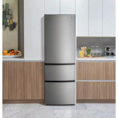 11.9 Cu. Ft. Bottom Freezer Refrigerator in Stainless Steel, Counter Depth | Fridge.com
