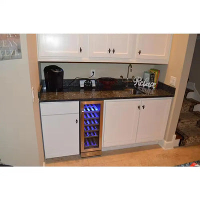 12 In. Built-In 18 Bottle Wine Cooler with Touch Control | Fridge.com