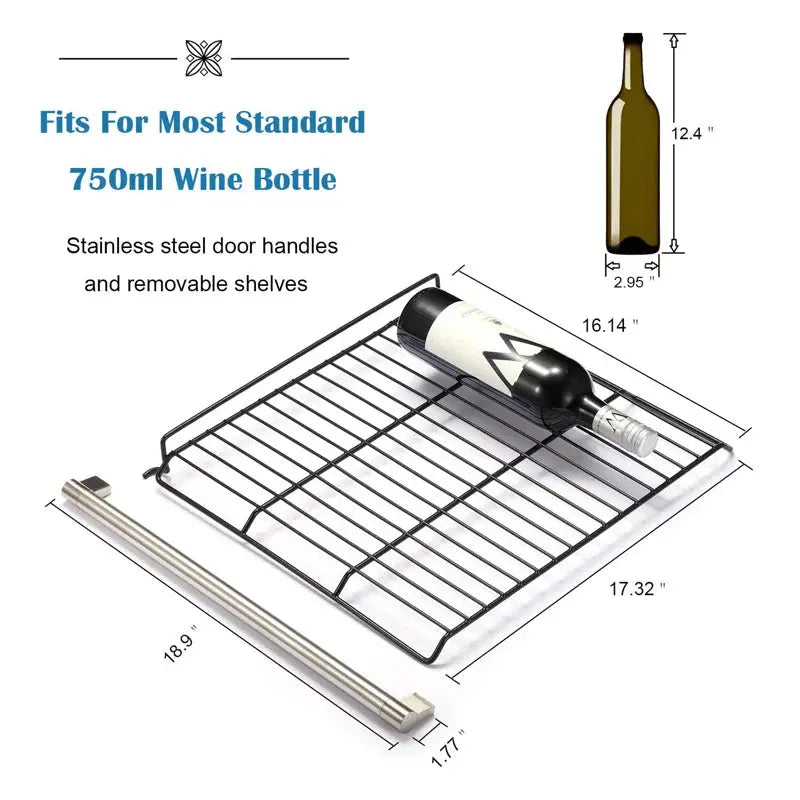 145 Cans or 37 Bottle Single Zone Freestanding Beverage Refrigerator & Wine Cooler | Fridge.com