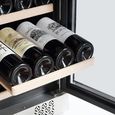 15 In. Dual Zone 29-Bottle Built-In Wine Coolers in Stainless Steel | Fridge.com