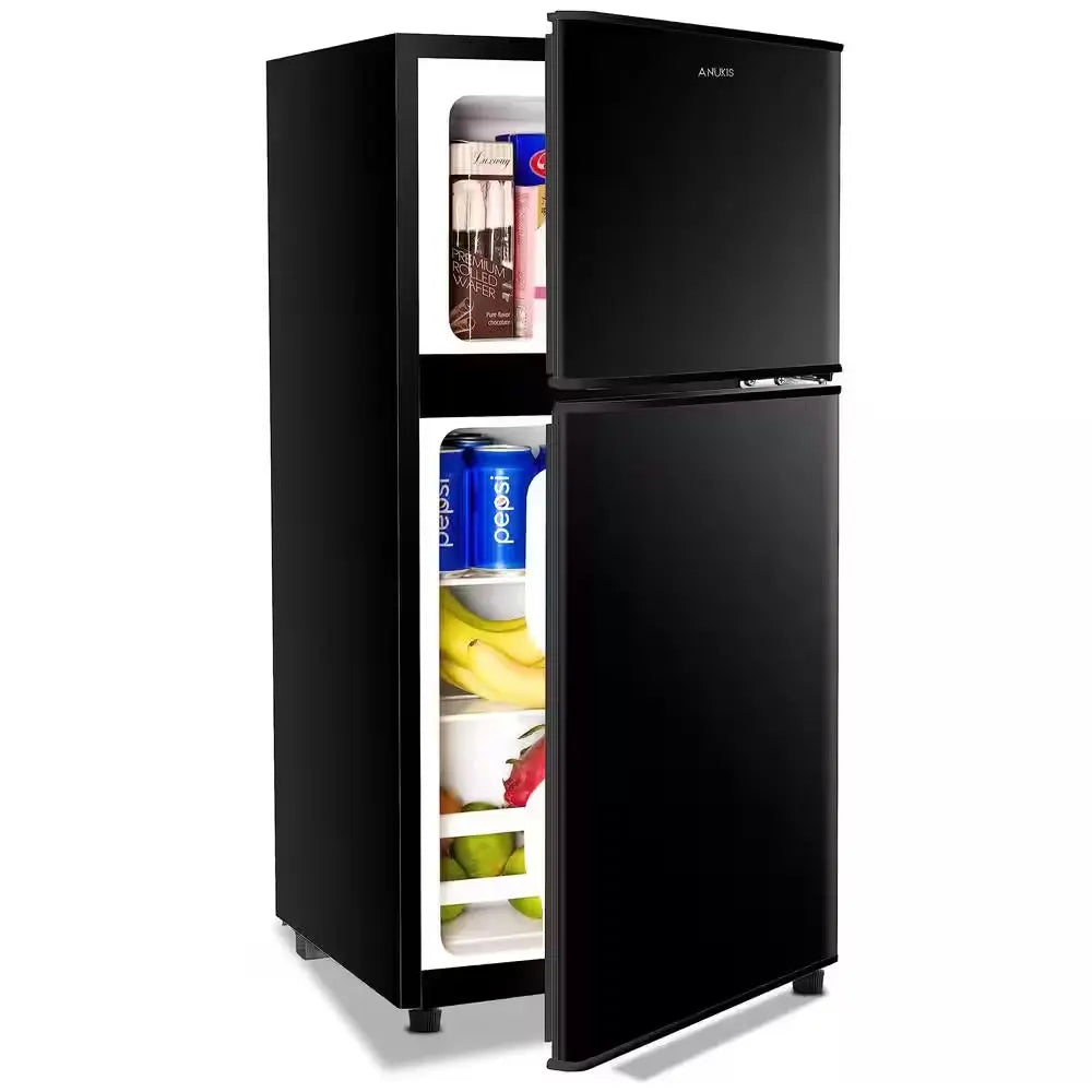 16 In. 3.5 Cu. Ft. Mini Refrigerator in Silver with Compact-In Fridge Freezer and 7 Level Thermostat | Fridge.com
