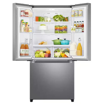 17.5 Cu. Ft. 3-Door French Door Smart Refrigerator in Stainless Steel, Counter Depth | Fridge.com