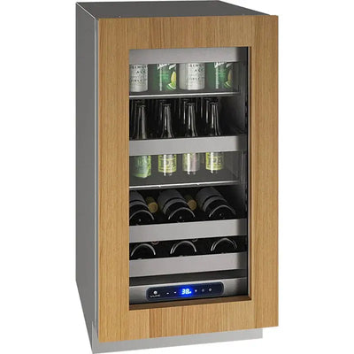 18-Inch Beverage Center with Reversible Hinge Integrated Frame | Fridge.com