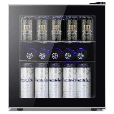 18.6" 17 Bottle Single Zone Freestanding Wine Refrigerator & Beverage Cooler | Fridge.com