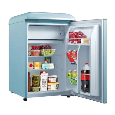2.5 Cu. Ft. Retro Mini Fridge in Bebop Blue with Chiller | Fridge.com