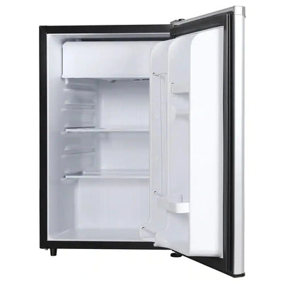 2.5 Cu. Ft. Retro Mini Fridge in Platinum with Freezer | Fridge.com
