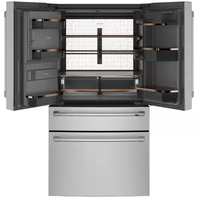 22.3 Cu. Ft. Smart Four-Door French Door Refrigerator in Stainless Steel, Counter Depth | Fridge.com