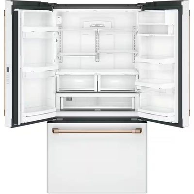 23.1 Cu. Ft. Smart French Door Refrigerator in Matte White, Counter Depth and ENERGY STAR | Fridge.com
