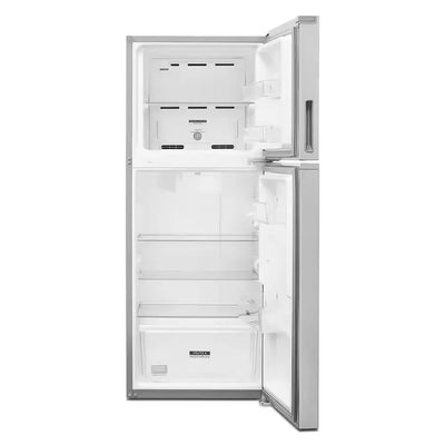 24 In. 11.6 Cu. Ft. Top Freezer Refrigerator in Fingerprint Resistant Stainless Finish, Counter Depth | Fridge.com
