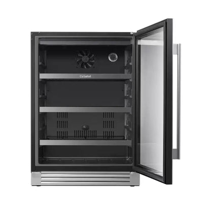 24 Inch 220 Cans(12 Oz.) Beverage Cooler Beer Drink Refrigerator Built-In or Under-Counter Fridge Quiet Compressor | Fridge.com