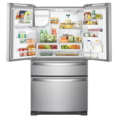 24.5 Cu. Ft. French Door Refrigerator in Fingerprint Resistant Stainless Steel | Fridge.com