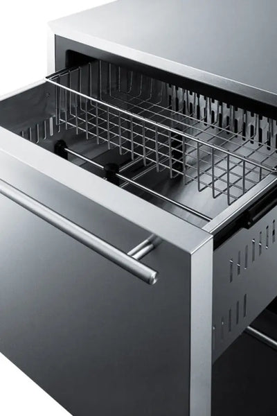 24" Wide Built-In 2-Drawer All-Freezer | SUMMIT | Fridge.com
