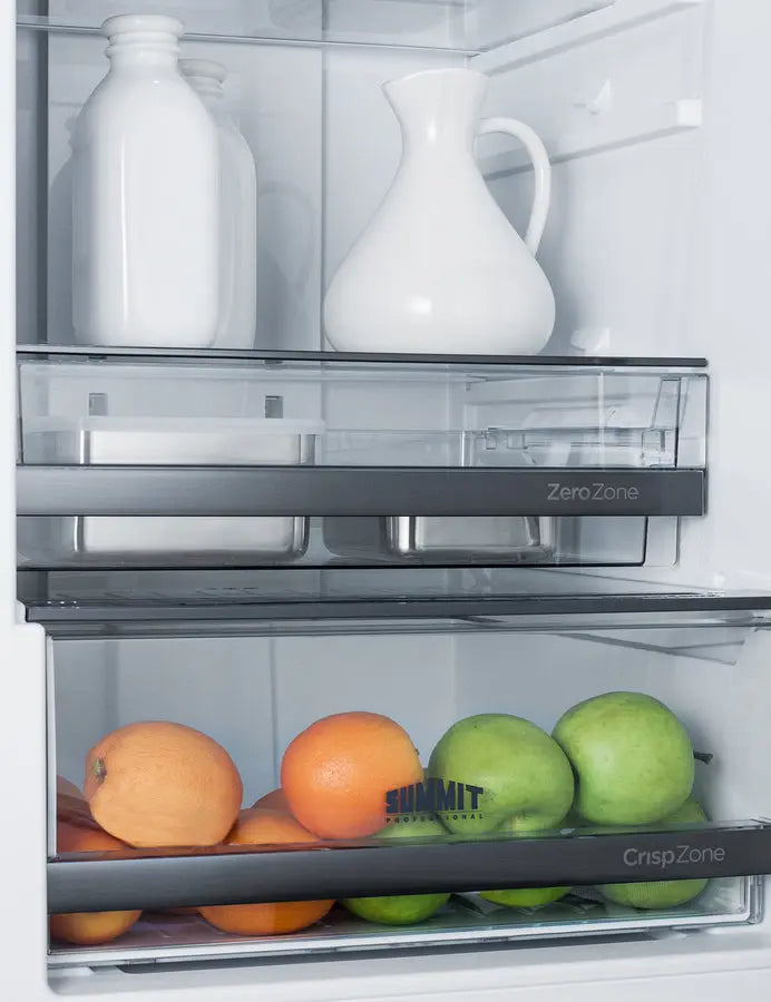 24" Wide Built-In Bottom Freezer Refrigerator | SUMMIT | Fridge.com
