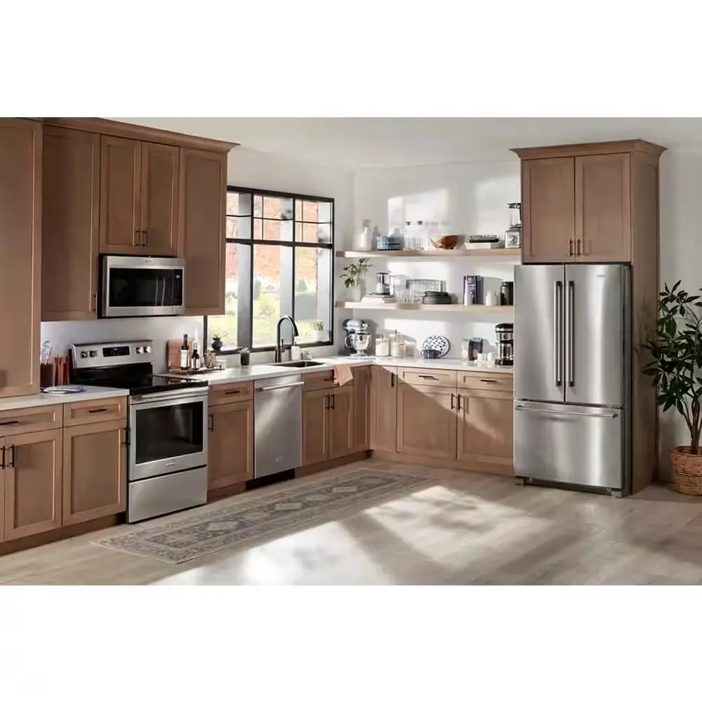 25 Cu. Ft. Standard Depth French Door Refrigerator in Fingerprint Resistant Stainless Steel | Fridge.com