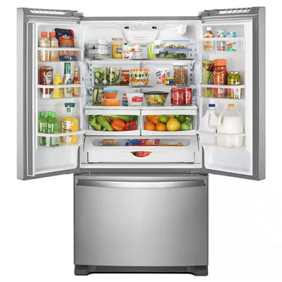 25.2 Cu. Ft. French Door Refrigerator in Fingerprint Resistant Stainless Steel with Internal Water Dispenser | Fridge.com