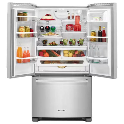 25.2 Cu. Ft. French Door Refrigerator in Stainless Steel | Fridge.com