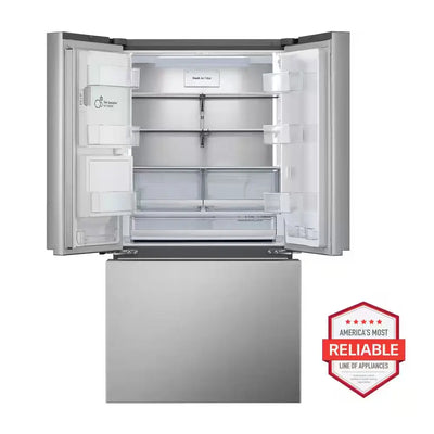 26 Cu. Ft. Smart Counter-Depth MAX French Door Refrigerator with 4 Types of Ice in Printproof Stainless Steel | Fridge.com