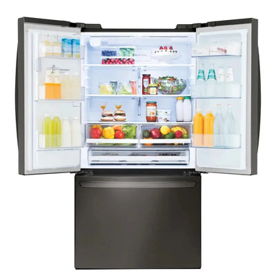 28 Cu.Ft 3 Door French Door, Standard Depth, Ice and Water with Single Ice | Fridge.com