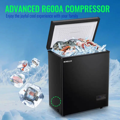 3.0 Cubic Feet Chest Freezer with Adjustable Temperature Controls | Fridge.com