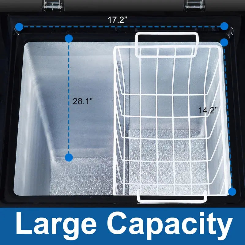 3.5 Cubic Feet Garage Ready Chest Freezer with Adjustable Temperature Controls | Fridge.com