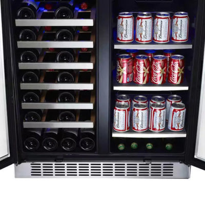 30 In. 28-Bottle Wine and 86 Can Beverage Cooler | Fridge.com