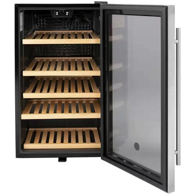 31-Bottle Beverage Cooler in Stainless Steel | Fridge.com