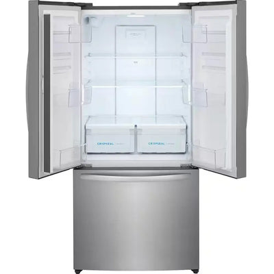 31.5 In. 17.6 Cu. Ft. Counter Depth French Door Refrigerator, Brushed Steel | Fridge.com
