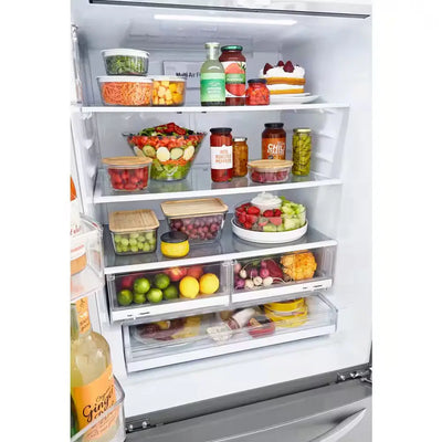 33 In. W 25 Cu. Ft. French Door Refrigerator in Stainless Steel | Fridge.com
