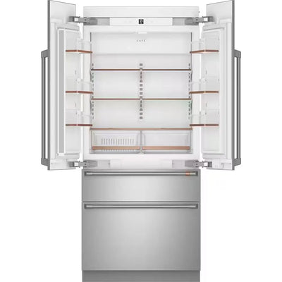 36 In. 20.1 Cu. Ft. Built-In Four Door French Door Refrigerator in Stainless Steel | Fridge.com