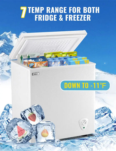 4.0 Cubic Feet Chest Freezer with Adjustable Temperature Controls | Fridge.com