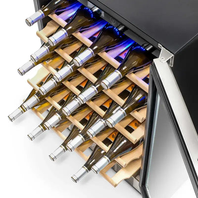 52 Bottle Compressor Wine Cooler, Stainless Steel | Fridge.com