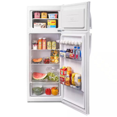 7.3 Cu. Ft. Top Freezer Refrigerator in White | Fridge.com
