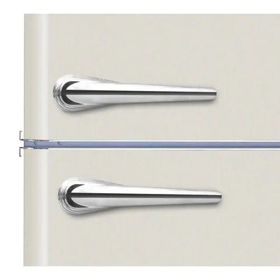 7.5 Cu. Ft. Mini Fridge in Cream with Rounded Corners and Top Freezer | Fridge.com