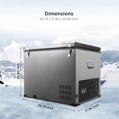 90QT Portable Refrigerator Freezer,12 V Car Fridge Cooler,Electric Cooler for Camping,Home,Travel | Fridge.com