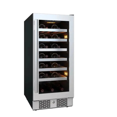 Avallon 15'' 27 Bottle Single Zone Wine Refrigerator | Fridge.com