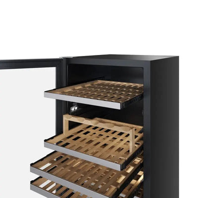 Avallon 23.43'' 140 Bottle Dual Zone Freestanding Wine Refrigerator | Fridge.com