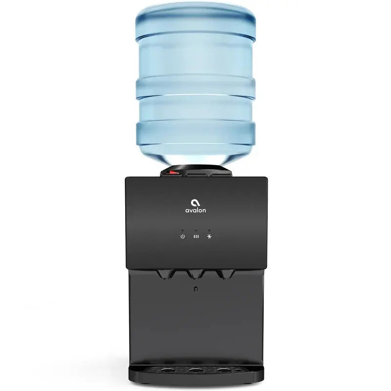 Avalon Black Countertop Top Loading Electric Water Dispenser | Fridge.com