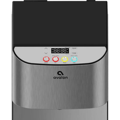Avalon Electric Bottleless Water Cooler Water Dispenser - 3 Temperatures, Digital Clock with Temperature Control, Self Cleaning, Stainless Steel | Fridge.com