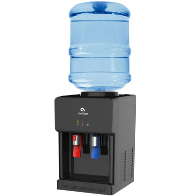 Avalon Premium Top Loading Countertop Water Dispenser, Hot & Cold Water Temperature - Black | Fridge.com