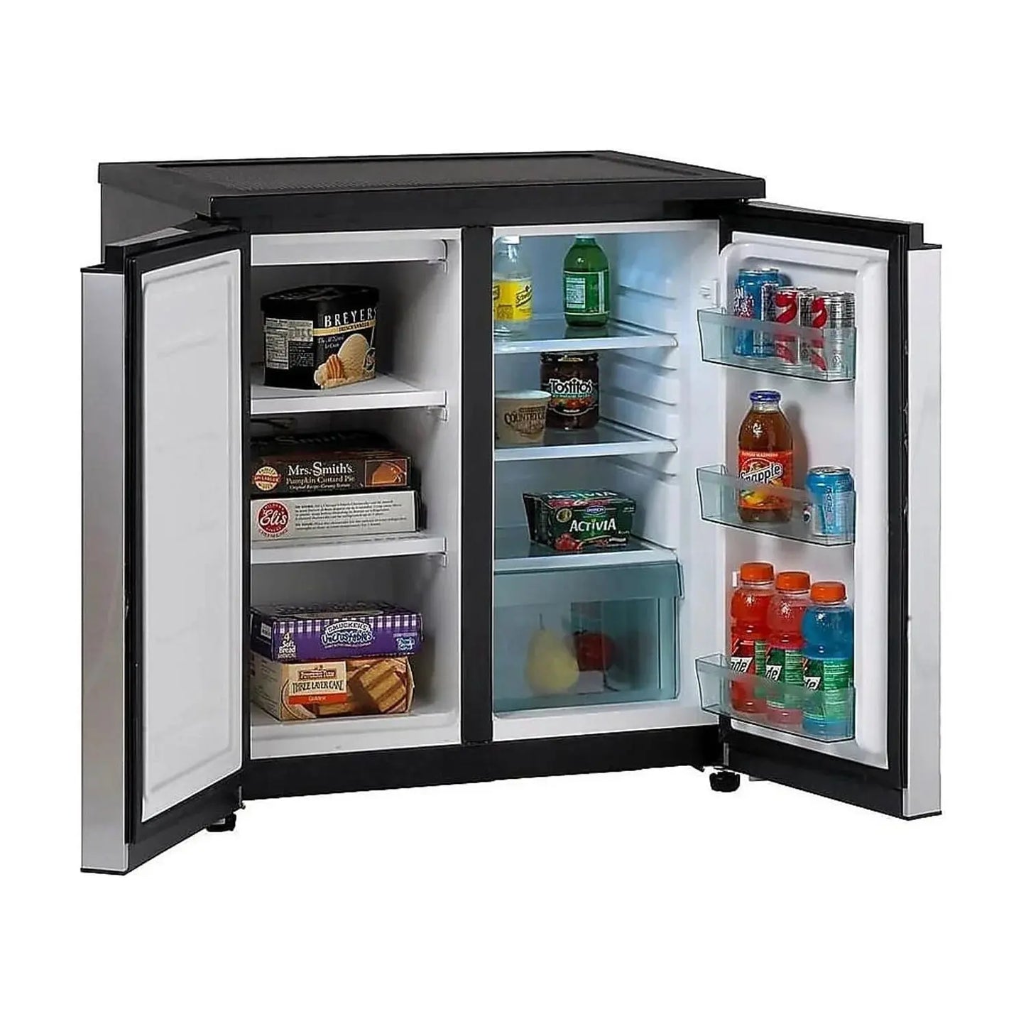 Avanti RMS551SS 115V 5.5 Cu Ft 2 Door Compact Mini Fridge Refrigerator Freezer | Fridge.com
