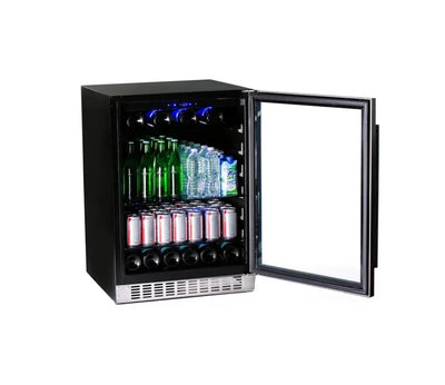 Azure Home Products 112 Cans (12 Oz.) Built-In Beverage Refrigerator with Wine Storage | Fridge.com