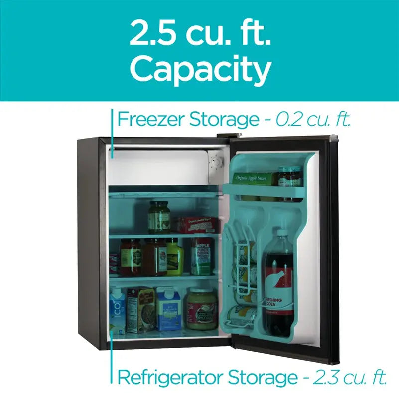BCRK Series 2.5 Cu. Ft. Freestanding Mini Fridge with Freezer | Fridge.com