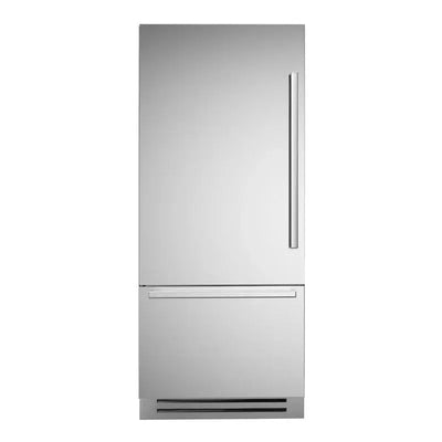 Bertazzoni 36" 19.6 Cubic Feet Smudge-Resistant Bottom Freezer Refrigerator | Fridge.com