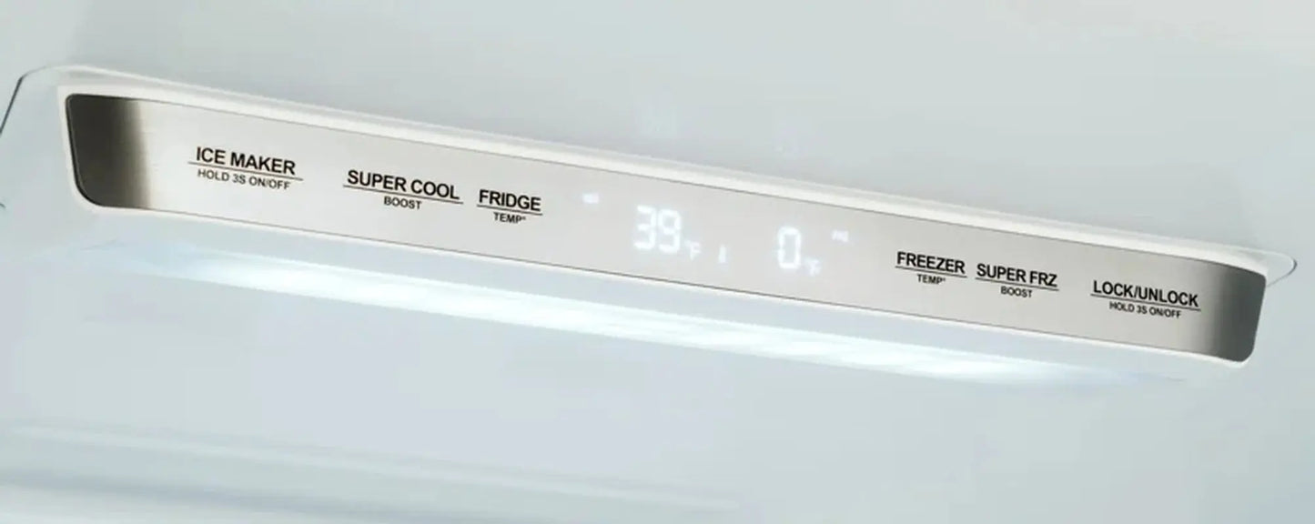 Bertazzoni 36" 26.5 Cubic Feet Energy Star Smudge-Resistant French Door Refrigerator | Fridge.com