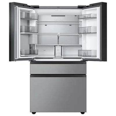 Bespoke 29 Cu. Ft. 4-Door French Door Refrigerator with Family Hub in Charcoal Glass Top | Fridge.com