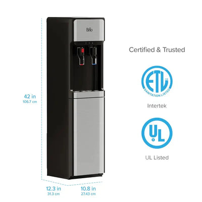 Brio Silver Free Standing Bottleless Filtered | Fridge.com